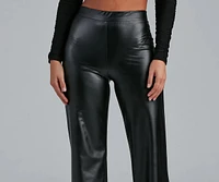 Trendsetting Moment Faux Leather Pants