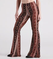 Trendy Gal Floral Boho Flare Pants