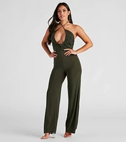 Feeling Flawless Halter Jumpsuit