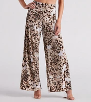 Cause Commotion Printed Wide Leg Pants