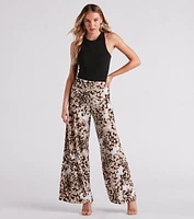 Cause Commotion Printed Wide Leg Pants