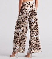 Cause Commotion Printed Wide Leg Pants