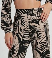 Tropical Day Dream High-Rise Wide Leg Pants