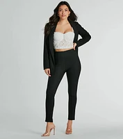 Elevated Style High Waist Knit Leggings