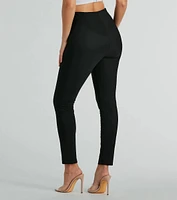 Elevated Style High Waist Knit Leggings