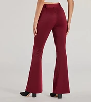 Polished Glam Belted Wide Leg Pants