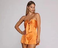 Major Moment Tie Front Romper