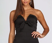 Classic Tie Front Romper