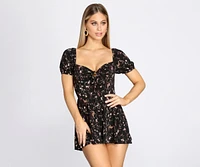 Spring Has Sprung Floral Romper