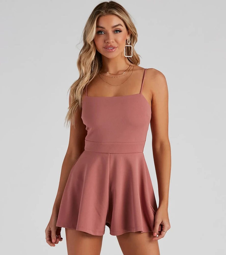 Take Me To Capri Square Neck Romper