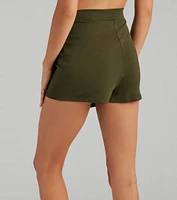 Style Notes Ponte Cargo Mini Skort