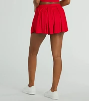 Game Set High Rise Pleated Mini Skort