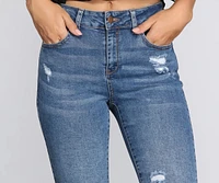 Middle Ground Distressed Skinny Jeans