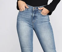 High Rise Clean Skinny Jeans