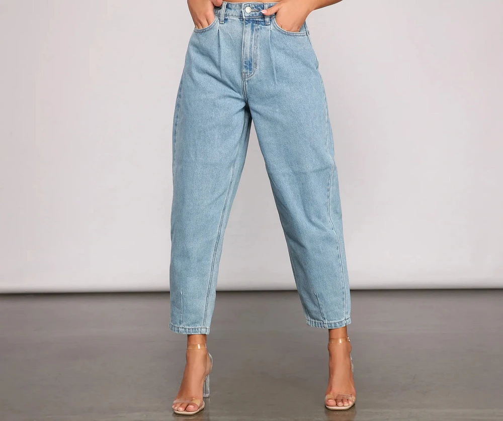 Essential High Rise Balloon Jeans