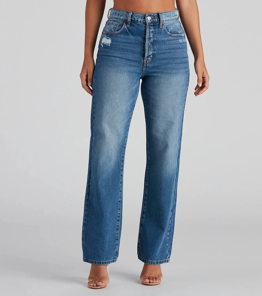 Classic Vibes High Rise Boyfriend Jeans