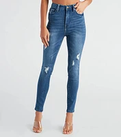 Taylor High Rise Distressed Skinny Jeans By Windsor Denim