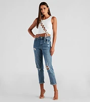 Amanda High-Rise Boyfriend Jeans by Windsor Denim