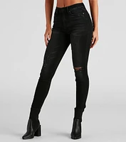 Taylor High Rise Distressed Skinny Jeans By Windsor Denim