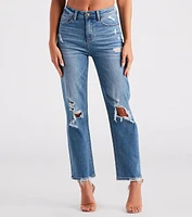 Savannah High-Rise Straight-Leg Jeans by Windsor Denim