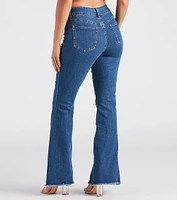 Bri Mid Rise Belted Flare Jeans By Windsor Denim