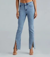 The Glam Treatment Rhinestone Flare Denim Jeans