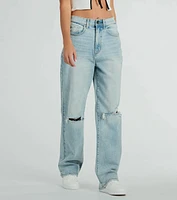 Authentic Trendsetter High Rise Denim Boyfriend Jeans