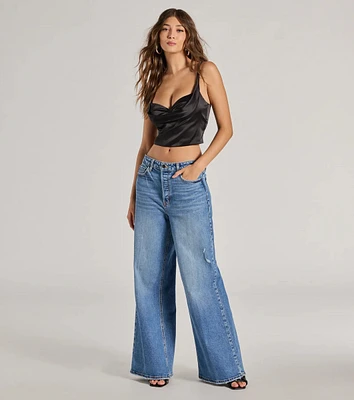 Effortless Fave Mid-Rise Wide-leg Jeans