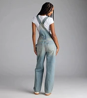 Casual Babe Tinted Denim Overalls