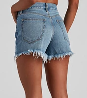 Reese High Rise Denim Shorts By Windsor