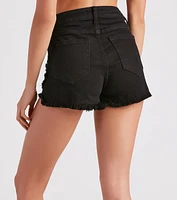 Remy High-Rise Distressed Shorts By Windsor Denim