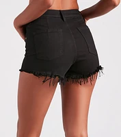 Remy High-Rise Lace-Up Shorts by Windsor Denim