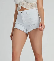 Remy High-Rise Distressed Shorts By Windsor Denim