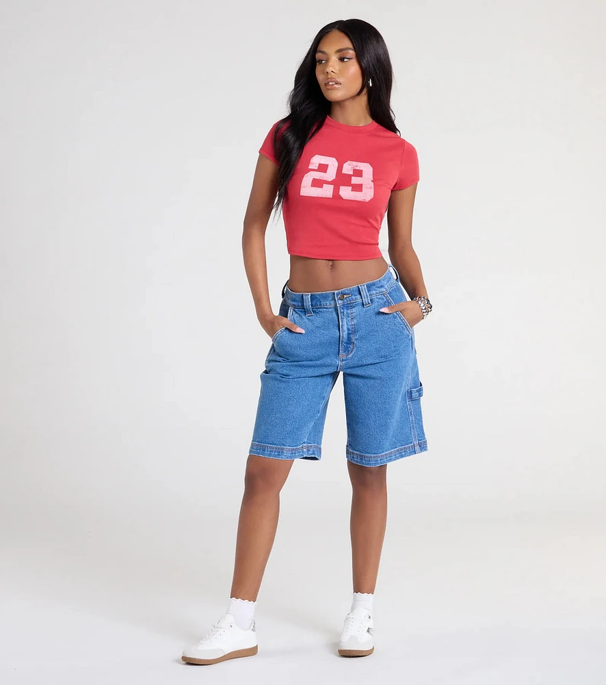 Big Deal Mid-Rise Denim Jorts