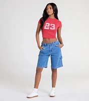 Big Deal Mid-Rise Denim Jorts