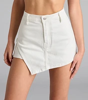 Trendy Moment Wrap Denim Skort