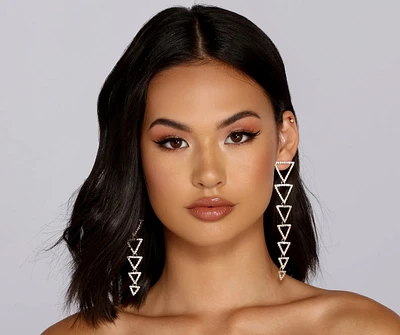 Trendy Triangle Duster Earrings