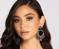 She's A Gem Statement Earrings