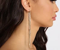 'Till Dawn Long Rhinestone Linear Dusters