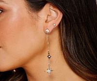 Radiant Glamour Rhinestone Earrings Set