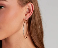 Set The Trend Hoop Earrings