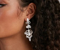 Grand Appeal CZ Chandelier Earrings