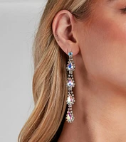 Precious Glam Rhinestone Earrings