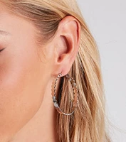 Chic Trendsetter Hoop Earrings Set