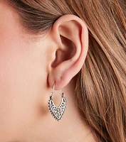 Chic Bohemian Style Earrings Set