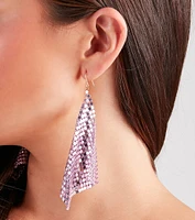 Glam Scene Chainmail Statement Earrings