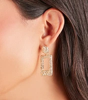 Glam Affair Small Door-Knocker Earrings