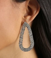 Casual Allure Cubic Zirconia Teardrop Earrings