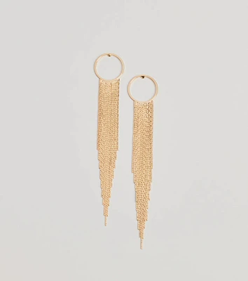 Elevated Glam Fringe Earrings