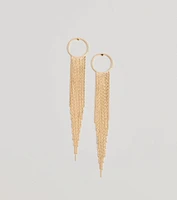 Elevated Glam Fringe Earrings